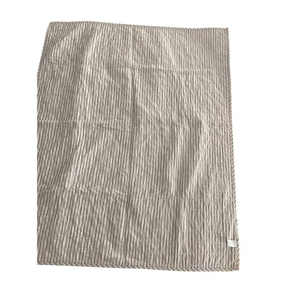 Nordstrom 36" X 45" Baby Quilt Cotton Layered Soft & Cozy Abstract Neutral Tones - Picture 4 of 13